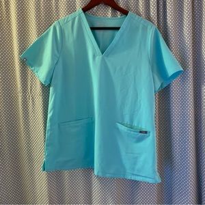 NWOT Turquoise Figs Casma Scrub Top Large